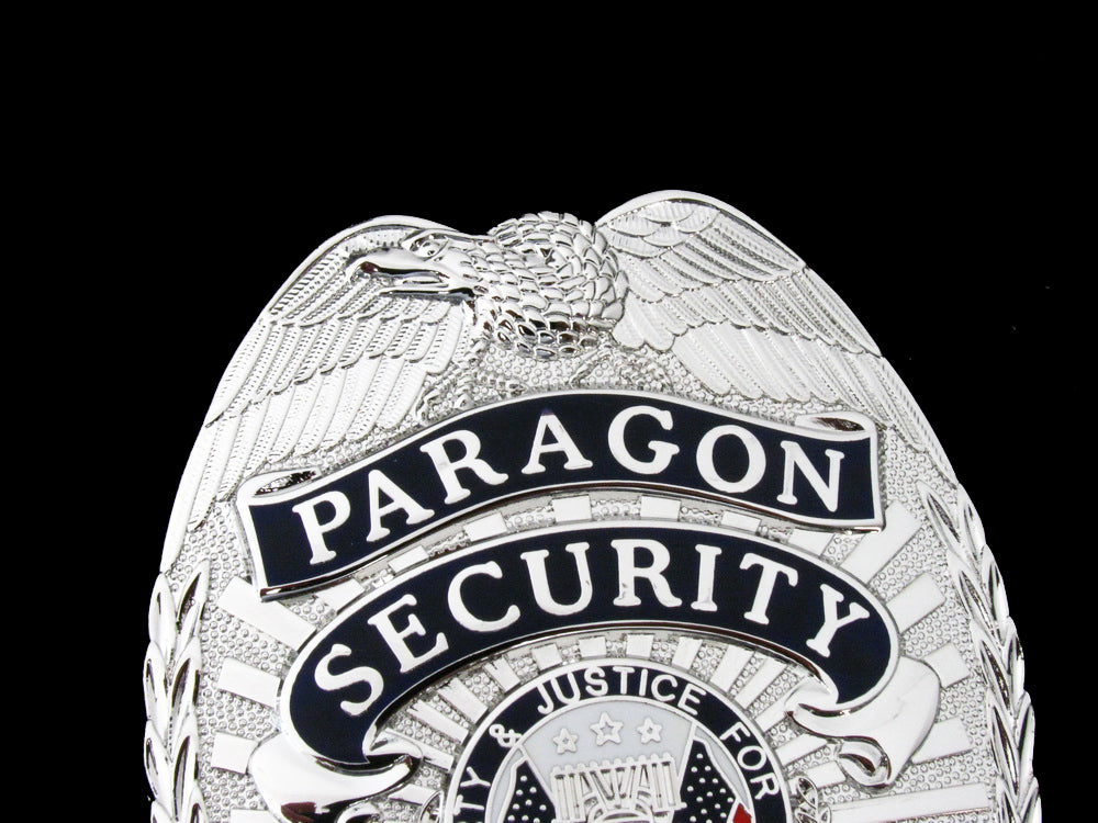 US White House Paragon Security Guard Badge Solid Copper Replica Movie Props #835