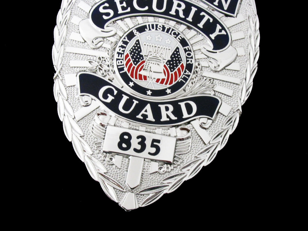 US White House Paragon Security Guard Badge Solid Copper Replica Movie Props #835