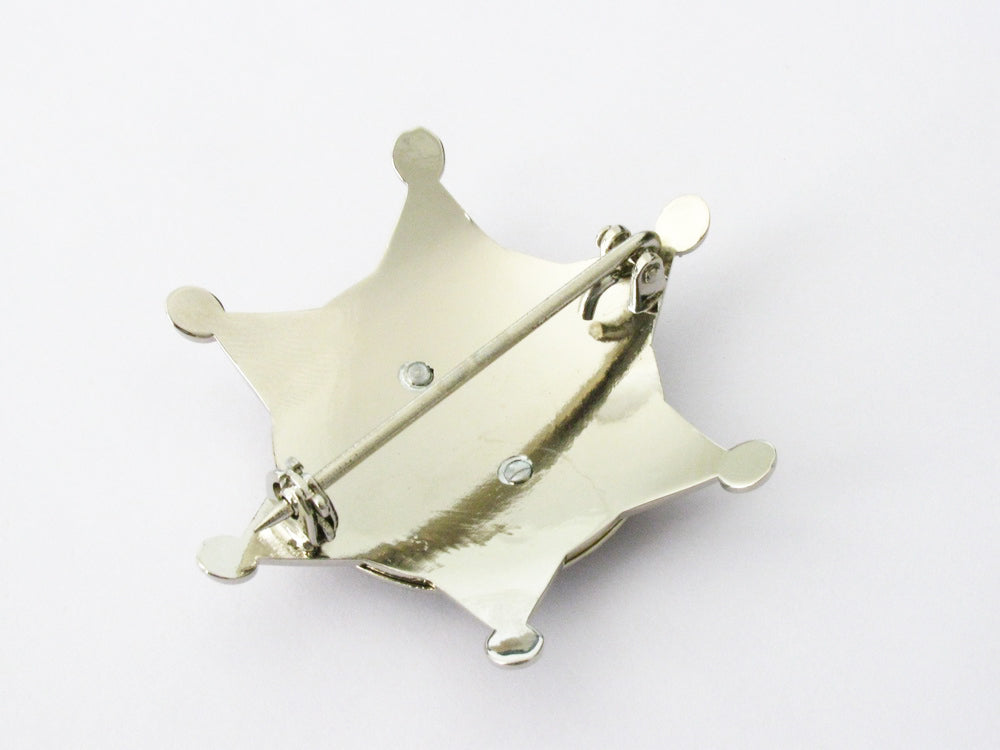 US Illinois Security and Secret Service Officer Badge Solid Copper Replica Movie Props