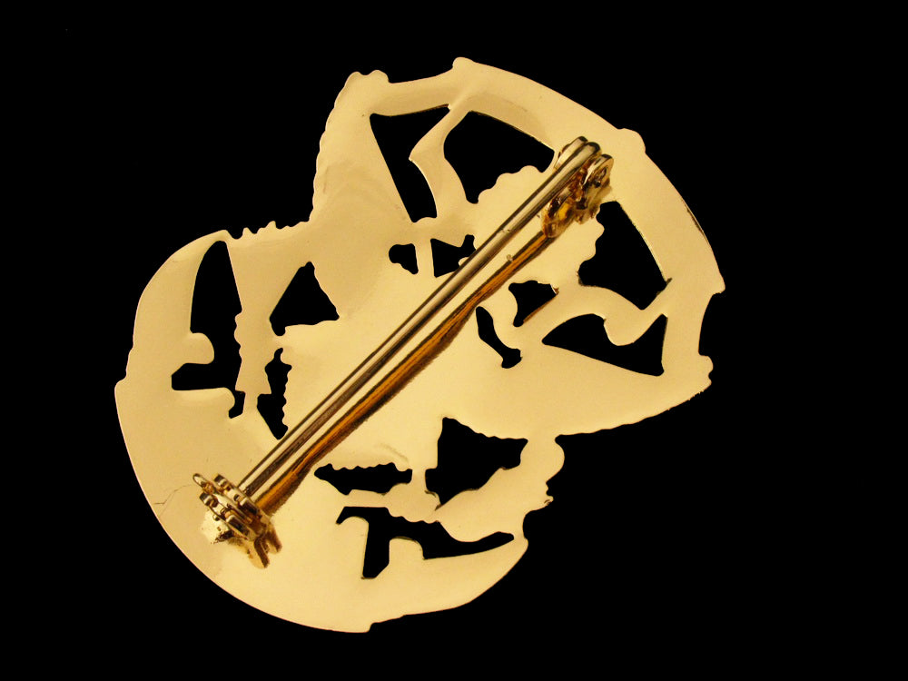 USPP United States Park Police Badge Solid Copper Replica Movie Props With Number 2017