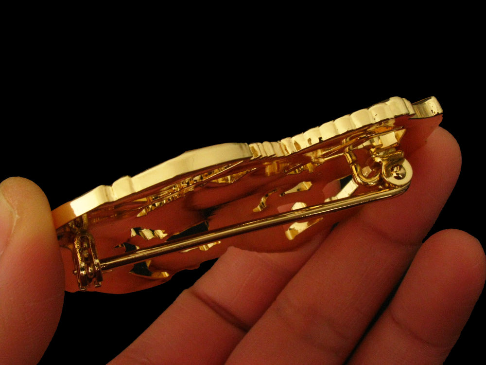 USPP United States Park Police Badge Solid Copper Replica Movie Props With Number 2017