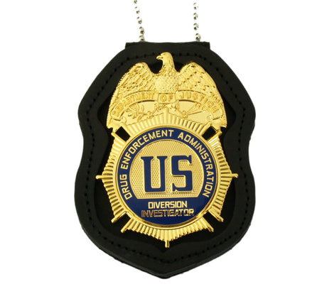 US DEA Diversion Investigator Badge Solid Copper Replica Movie Props