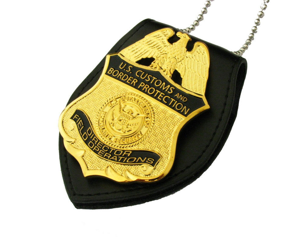 US CBP Director Field Operations Badge Solid Copper Replica Movie Props