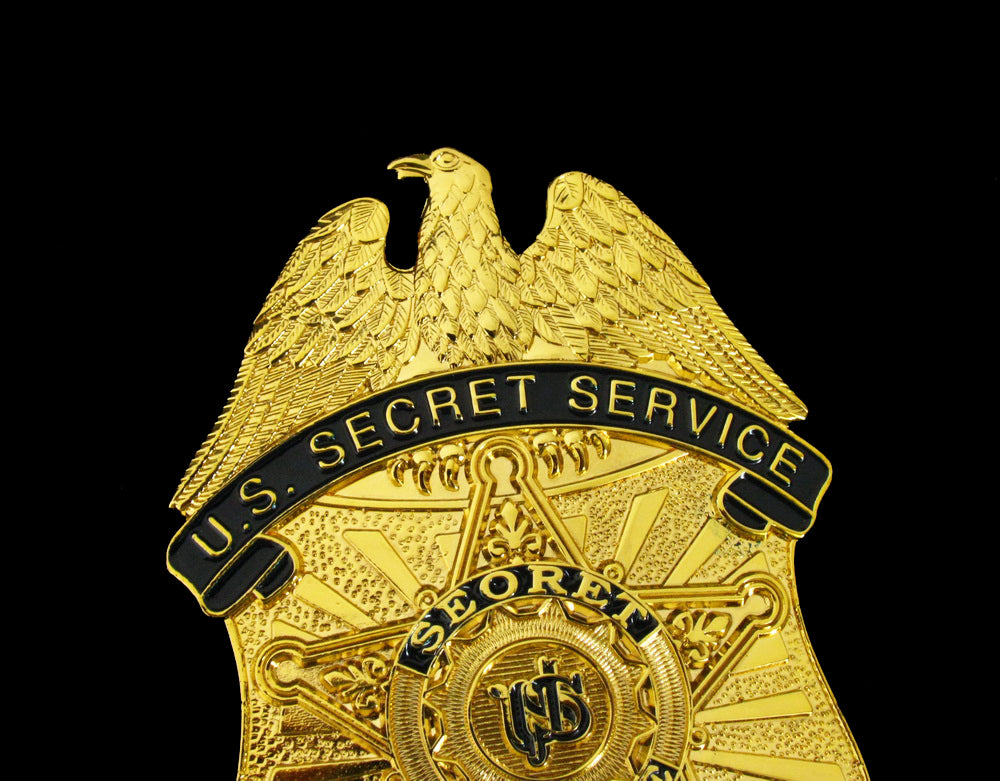 USSS U.S Secret Service Technician Badge Solid Copper Replica Movie Props