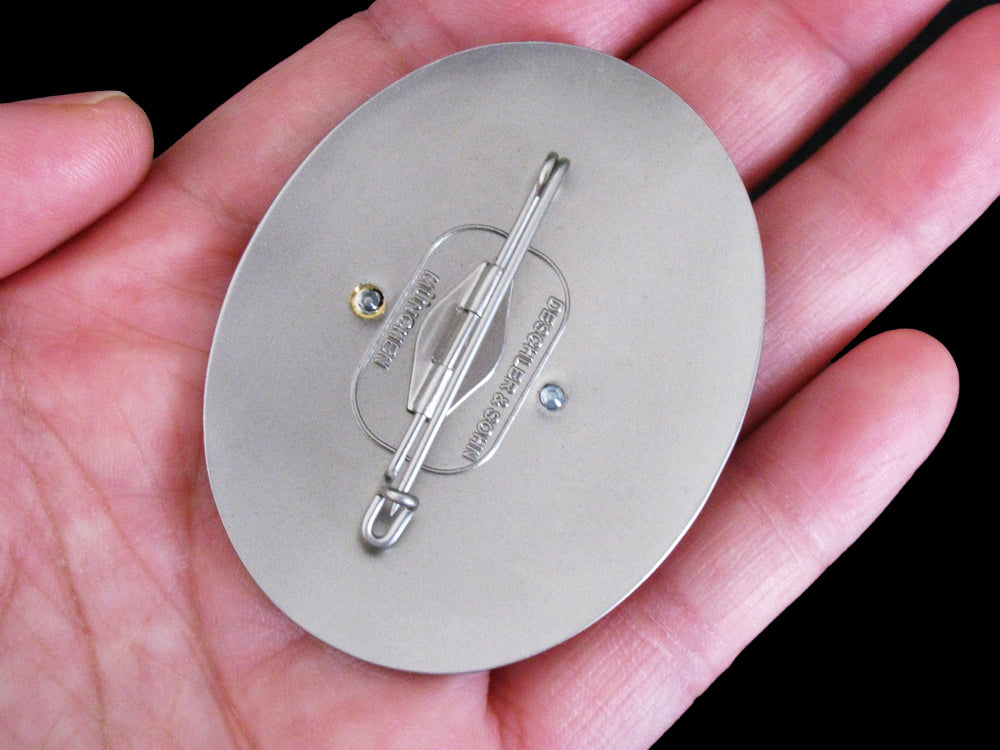 German Mountain Division Edelweiss Badge Cosplay Movie Props Replica