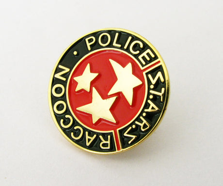 Resident Evil Stars S.T.A.R.S. Raccoon Police Badge Lapel Pin Movie Props