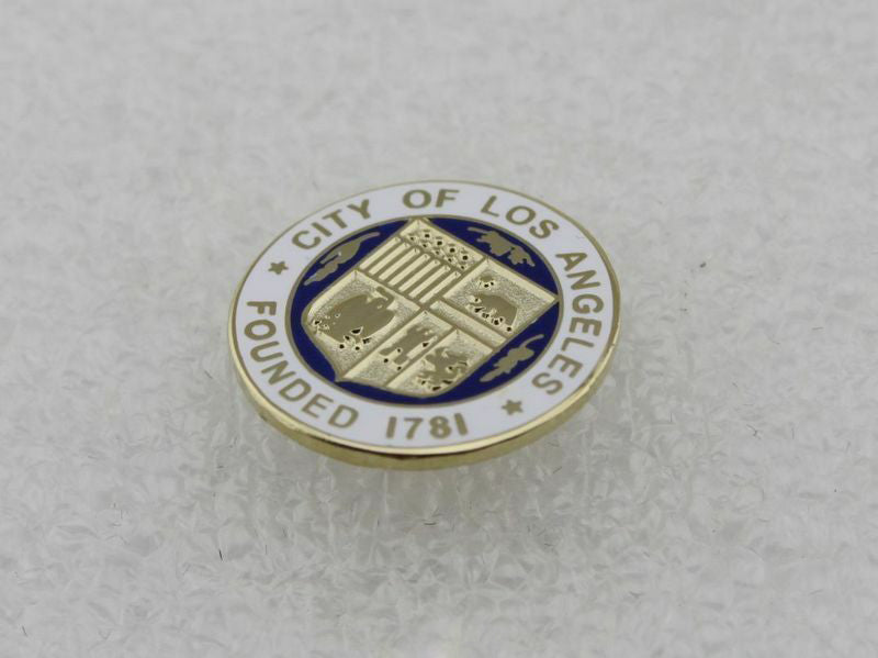 LAPD City Symbol Lapel Pin Brooch Mini Version