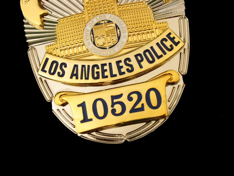 LAPD Los Angeles Detective Police Badge Replica Movie Props No.10520