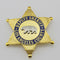 LASD Los Angeles County Sheriff/Deputy Sheriff Bear Badge Brooch Pin Replica Cosplay Movie Props