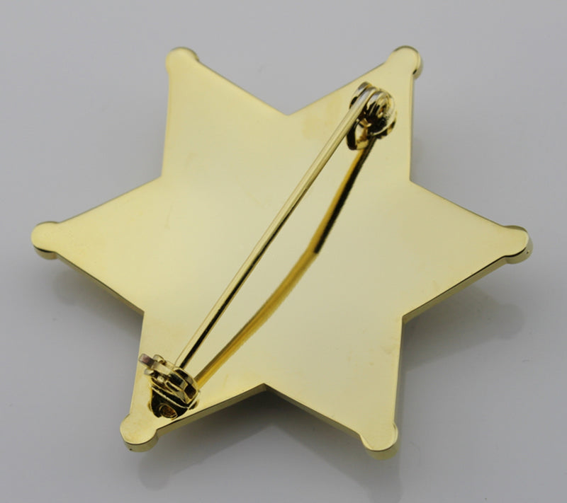 LASD Los Angeles County Sheriff/Deputy Sheriff Bear Badge Brooch Pin Replica Cosplay Movie Props
