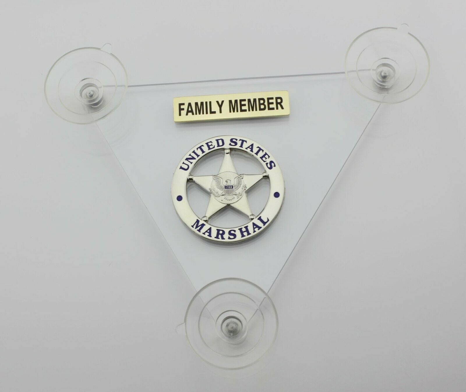 US MARSHAL Family Member Car Shield – Coin Souvenir