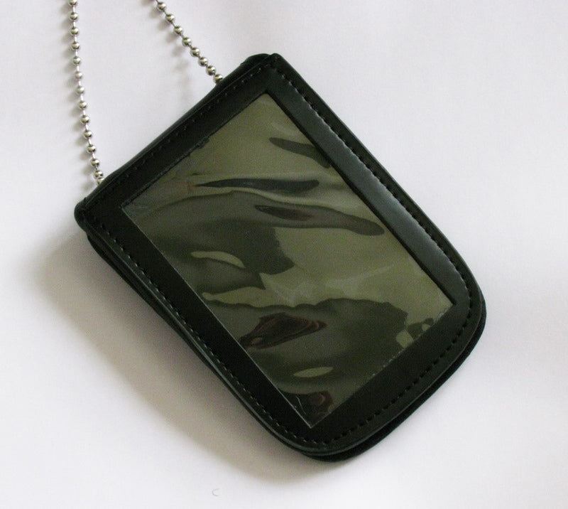 Multi-purpose Leather Holder/ Holster/ Wallet For Multi-size Police Badges & ID Card