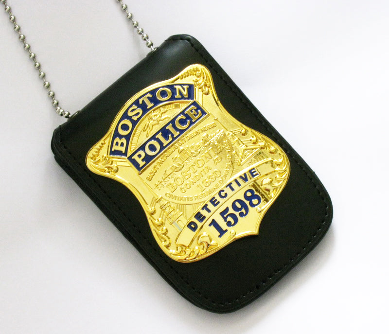 Multi-purpose Leather Holder/ Holster/ Wallet For Multi-size Police Badges & ID Card