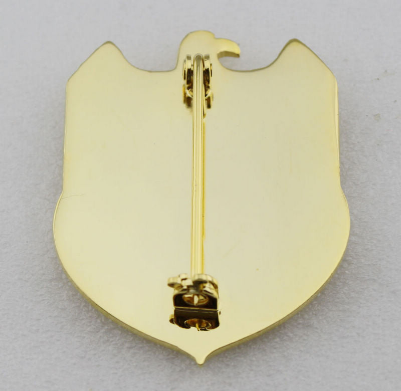 US NCIS Special Agent Badge Solid Copper Brooch Pin Replica Movie Props