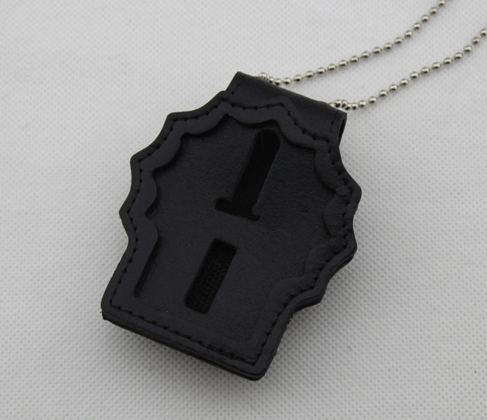 Genuine Leather Inset Type Holder/ Holster/ Wallet For NYPD Detective Police Badge