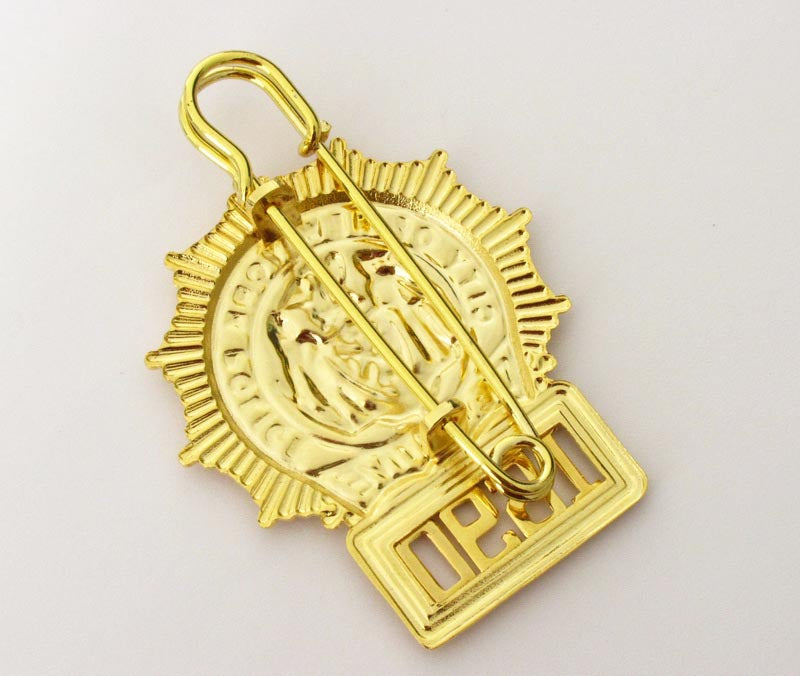 NYPD New York Police CSI Detective Badge Replica Cosplay Movie Props