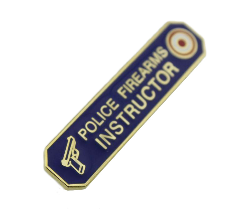 Police Firearms Instructor Citation Bar Uniform Honor Lapel Pin