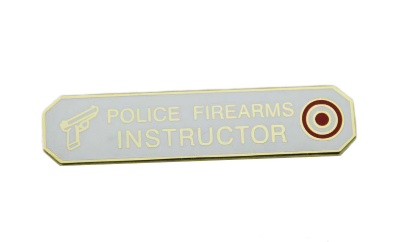 Police Firearms Instructor Citation Bar Uniform Honor Lapel Pin