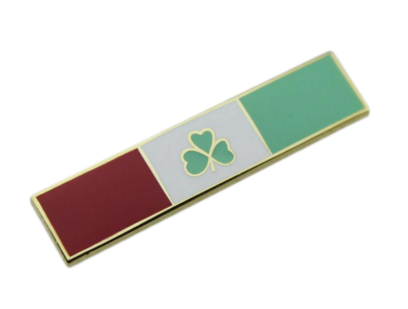Shamrock Citation Bar Police Merit Award Commendation Lapel Pin