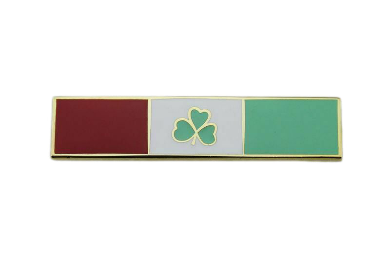 Shamrock Citation Bar Police Merit Award Commendation Lapel Pin