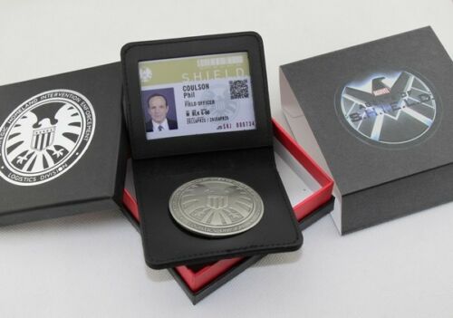 A Set of Marvel Agents of Shield S.H.I.E.L.D. Agent Badge Cosplay Movie Props