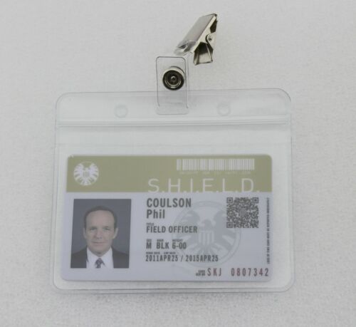 A Set of Marvel Agents of Shield S.H.I.E.L.D. Agent Badge Cosplay Movie Props