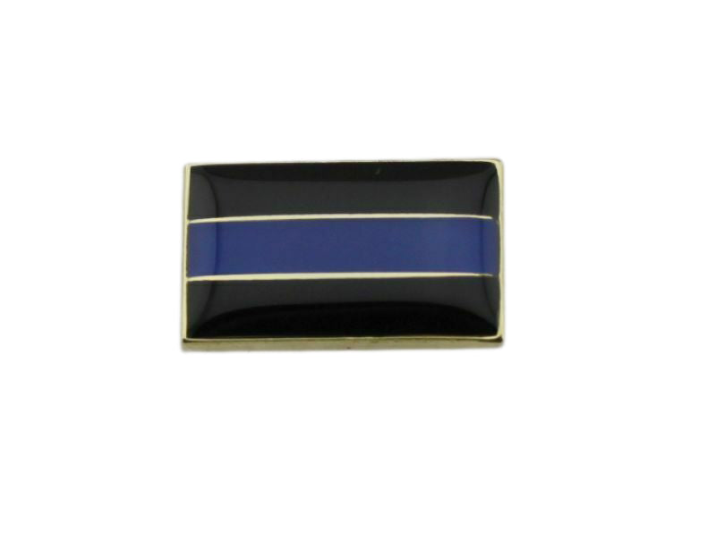 Thin Blue Line Police Citation Bar Cops Merit Award Lapel Tie Pin