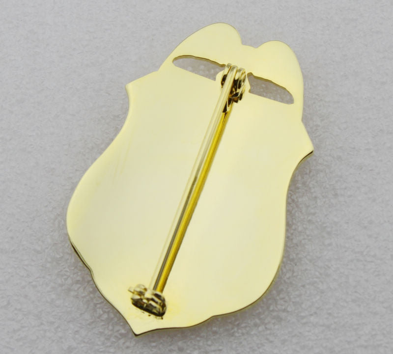 US CTU Counter Terrorist Unit Badge Solid Copper Replica Movie Props