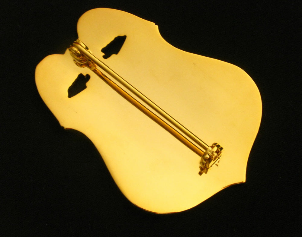 US Coast Guard Special Agent Badge Solid Copper Replica Movie Props