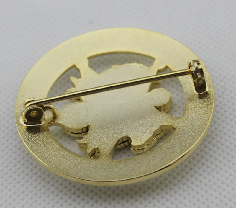 US Fugitive Recovery Agent Badge Solid Copper Replica Movie Props