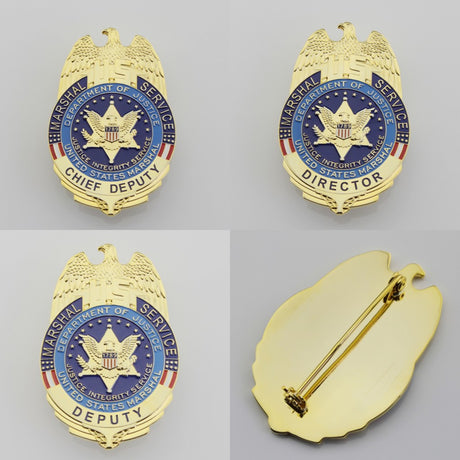 US Marshal Service Director/Deputy/Chief Deputy/ Badge Replica Movie Props