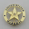 US Federal Court Law Enforcement Marshal Gold Badge Replica Movie Props