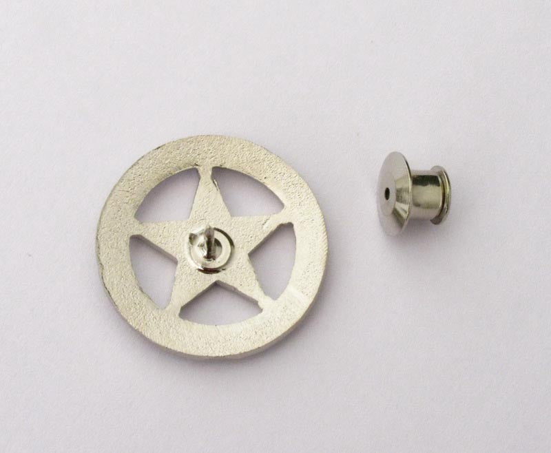 US Federal Marshal Mini Police Badge Solid Copper Replica Movie Props 25mm