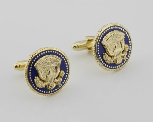 US President Badge Cufflinks/ Lapel Pin/ Tie Clip