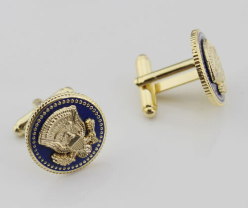 US President Badge Cufflinks/ Lapel Pin/ Tie Clip