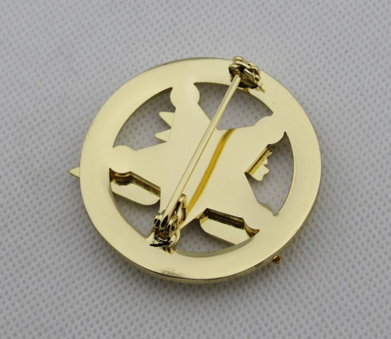 US Security Enforcement Badge Solid Copper Replica Movie Props