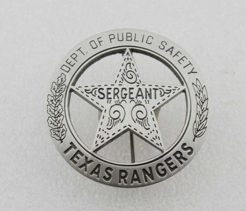 US Texas Rangers Sergeant Badge Replica Movie Props