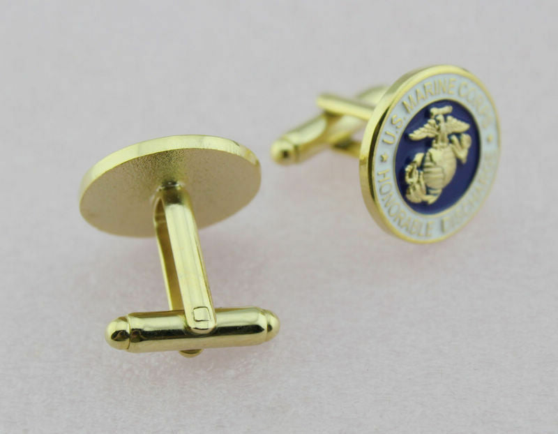 US Marine Corps Honorable Discharge USMC Cufflinks With Gift Box