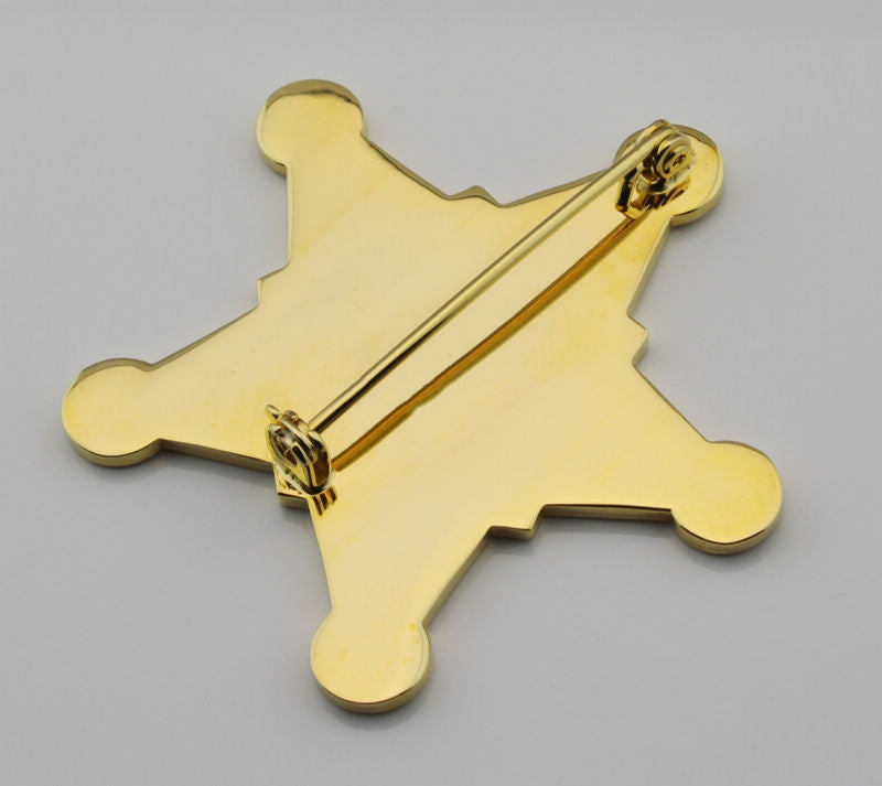 USSS US Secret Service Pentagram Badge Solid Copper Replica Movie Props