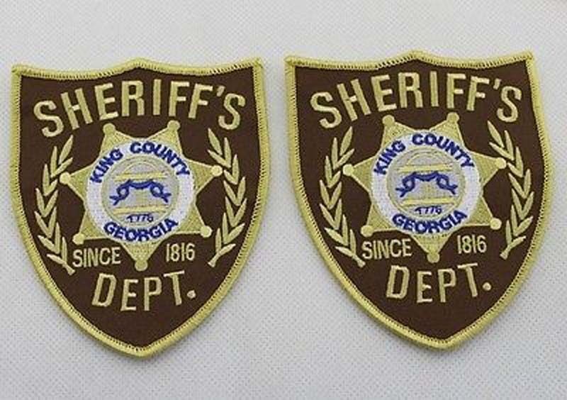 The Walking Dead King County Sheriff Badges Grimes Badges & Patches & Name Bar