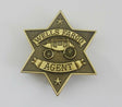 Wells Fargo Agent Badge Cosplay Movie Props Replica