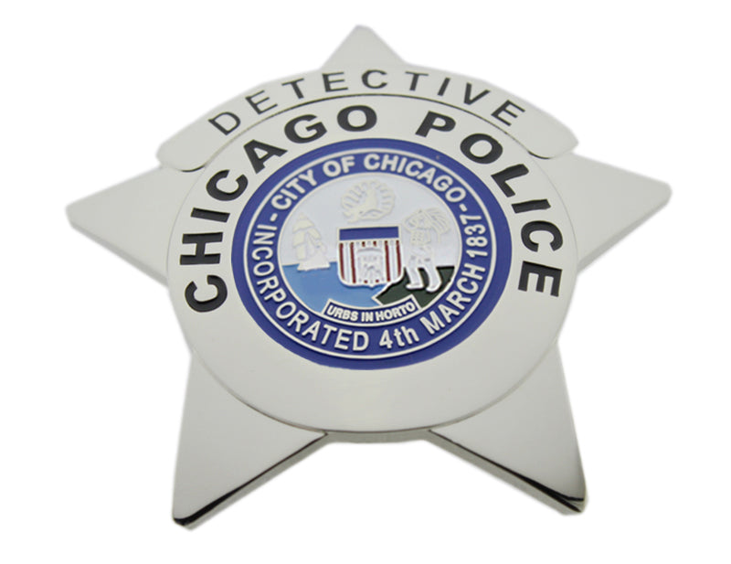 6 CPD U.S. Chicago Police Badges Set – Coin Souvenir
