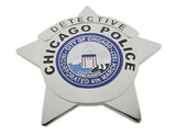 6 CPD U.S. Chicago Police Badges Set