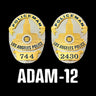 Adam 12 James Reed #2430 & Pete Malloy #744 2Pcs Badges Set