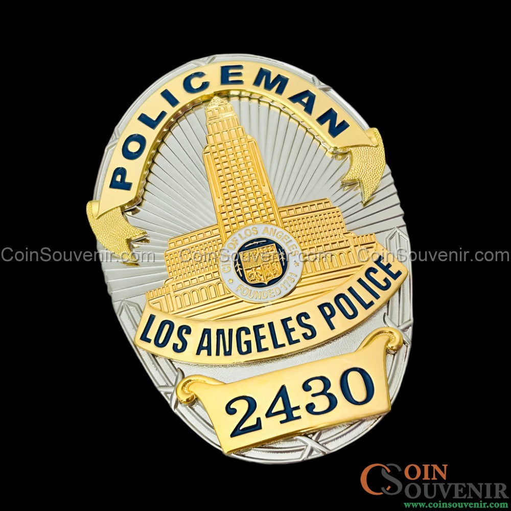 Adam 12 James Reed #2430 LAPD POLICEMAN Badge