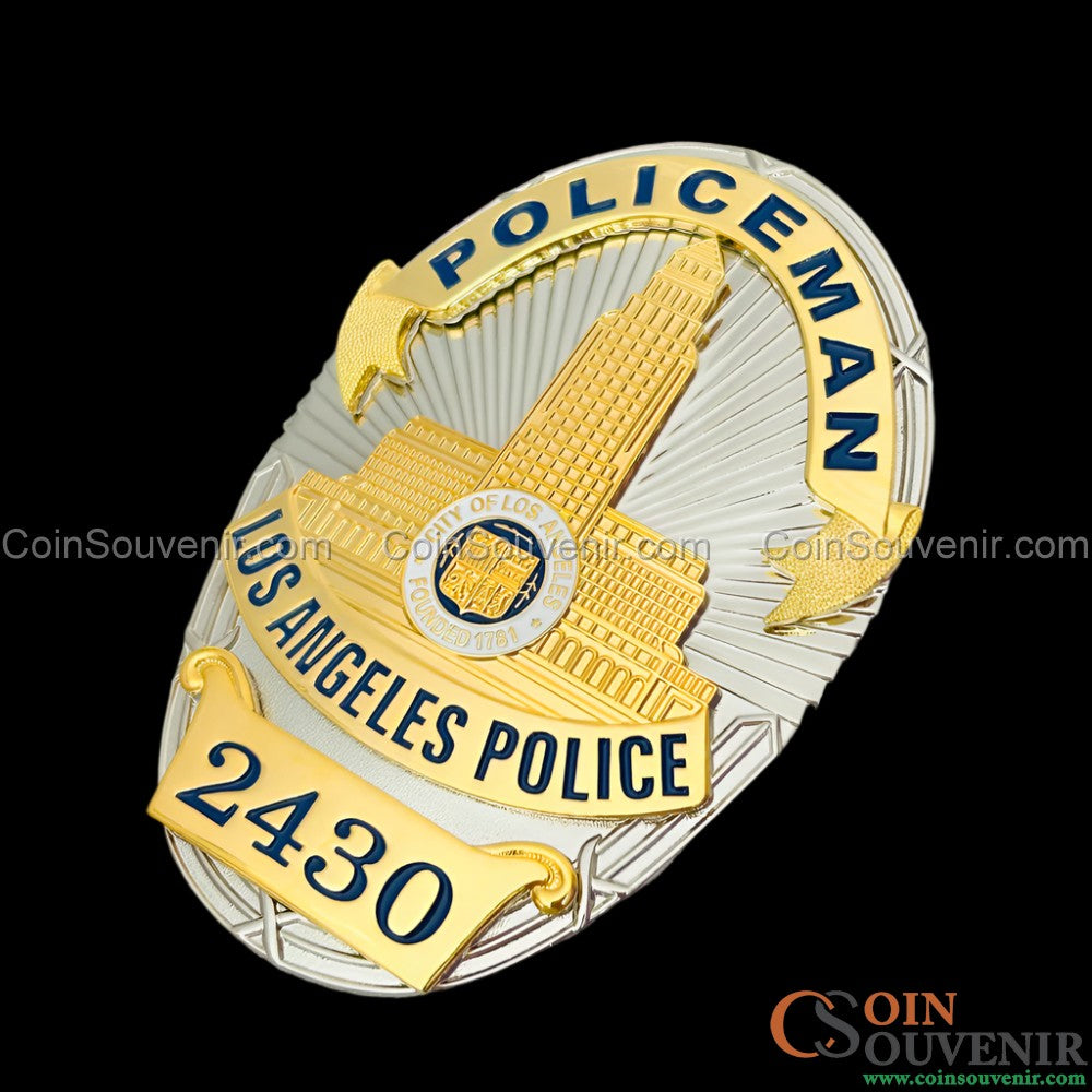 Adam 12 James Reed #2430 LAPD POLICEMAN Badge – Coin Souvenir
