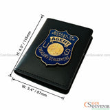 Rare Bureau of Prohibition Agent U.S. Treasury Badge and Wallet