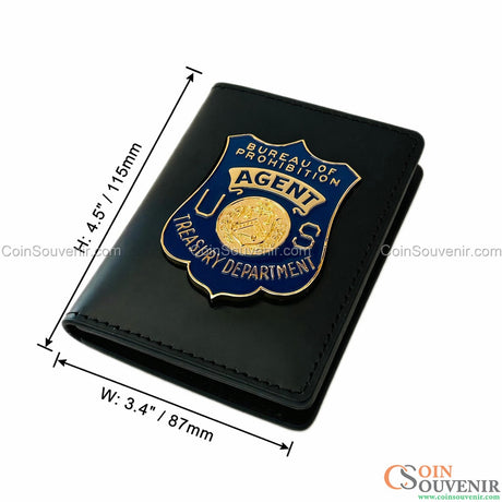 Rare Bureau of Prohibition Agent U.S. Treasury Badge and Wallet
