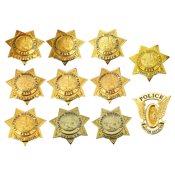 US DEA DI Diversion Investigator Badge Solid Copper Replica Movie Prop ...