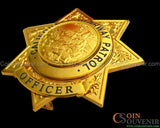 US CHP Officer Badge California Highway Patrol Personalisierbare Nummer